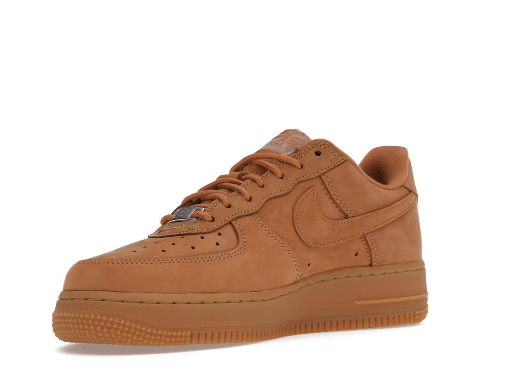 Nike Air Force 1 Low Supreme Box Logo Wheat Flax