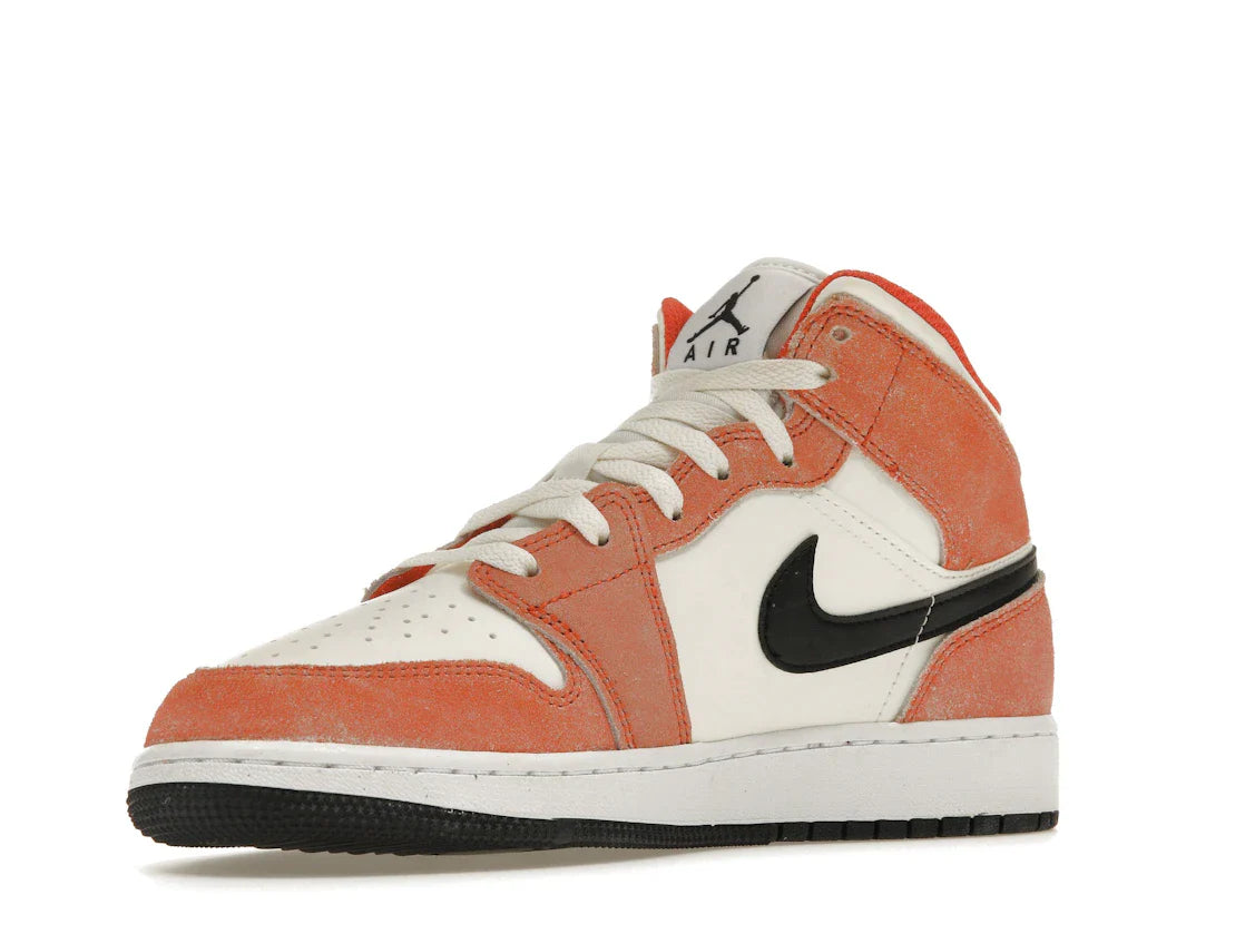 Nike Air Jordan 1 Mid 'Orange Suede'