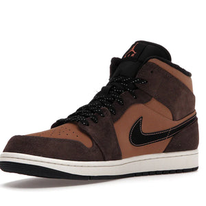 Nike Air Jordan 1 Mid 'Dark Chocolate/Earth'