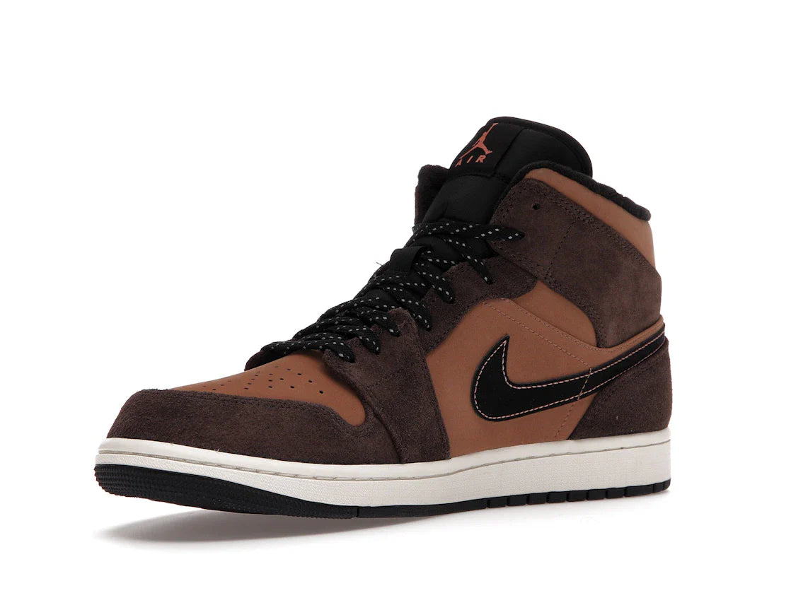 Nike Air Jordan 1 Mid 'Dark Chocolate/Earth'