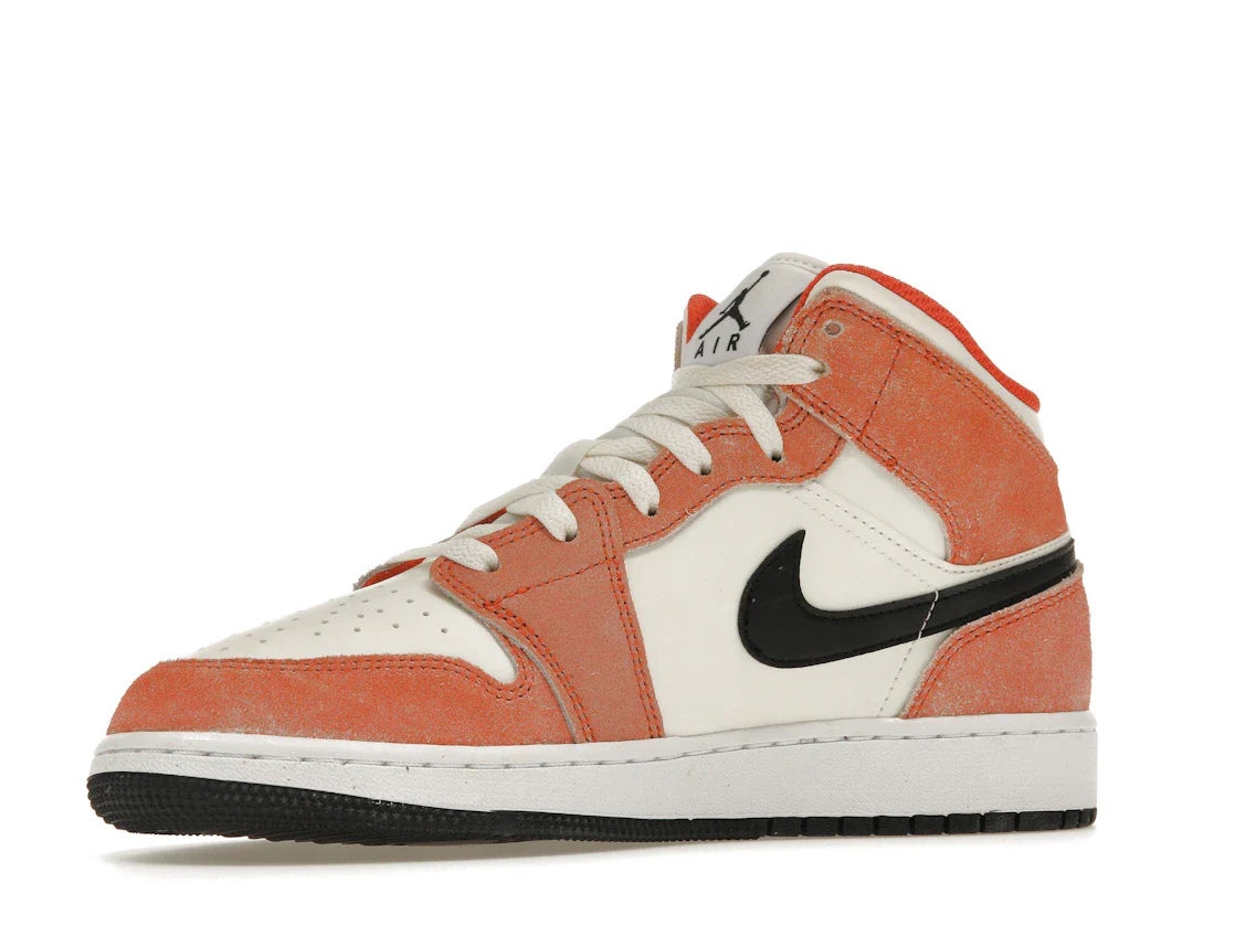 Nike Air Jordan 1 Mid 'Orange Suede'