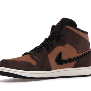 Nike Air Jordan 1 Mid 'Dark Chocolate/Earth'