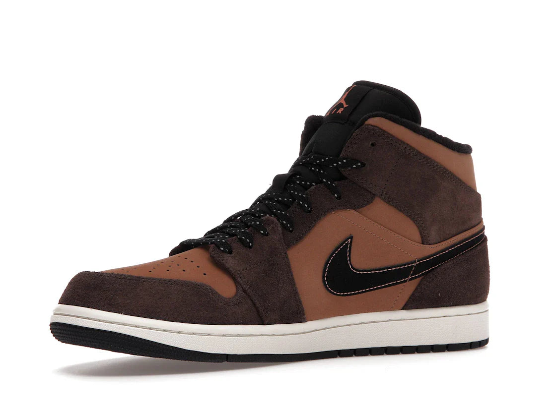 Nike Air Jordan 1 Mid 'Dark Chocolate/Earth'