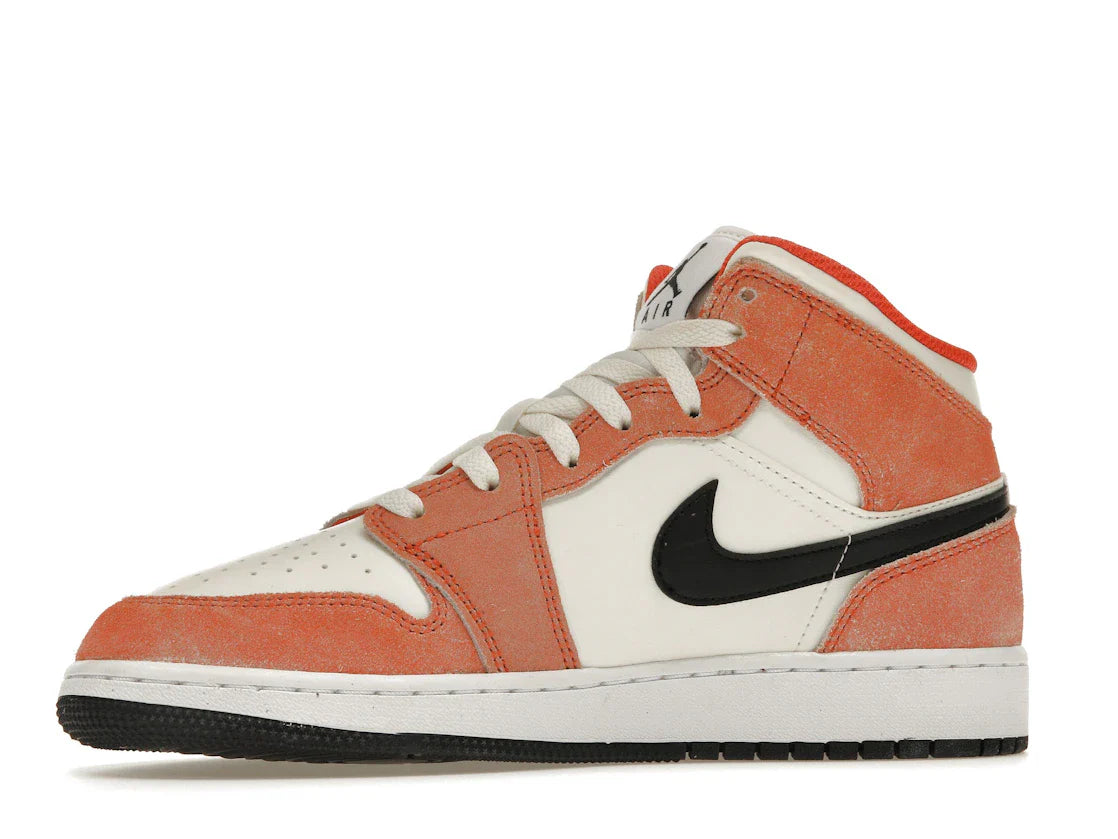 Nike Air Jordan 1 Mid 'Orange Suede'