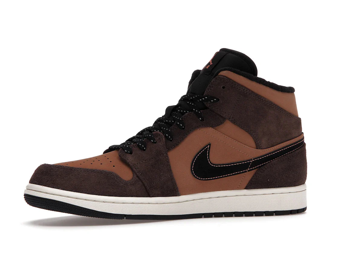 Nike Air Jordan 1 Mid 'Dark Chocolate/Earth'