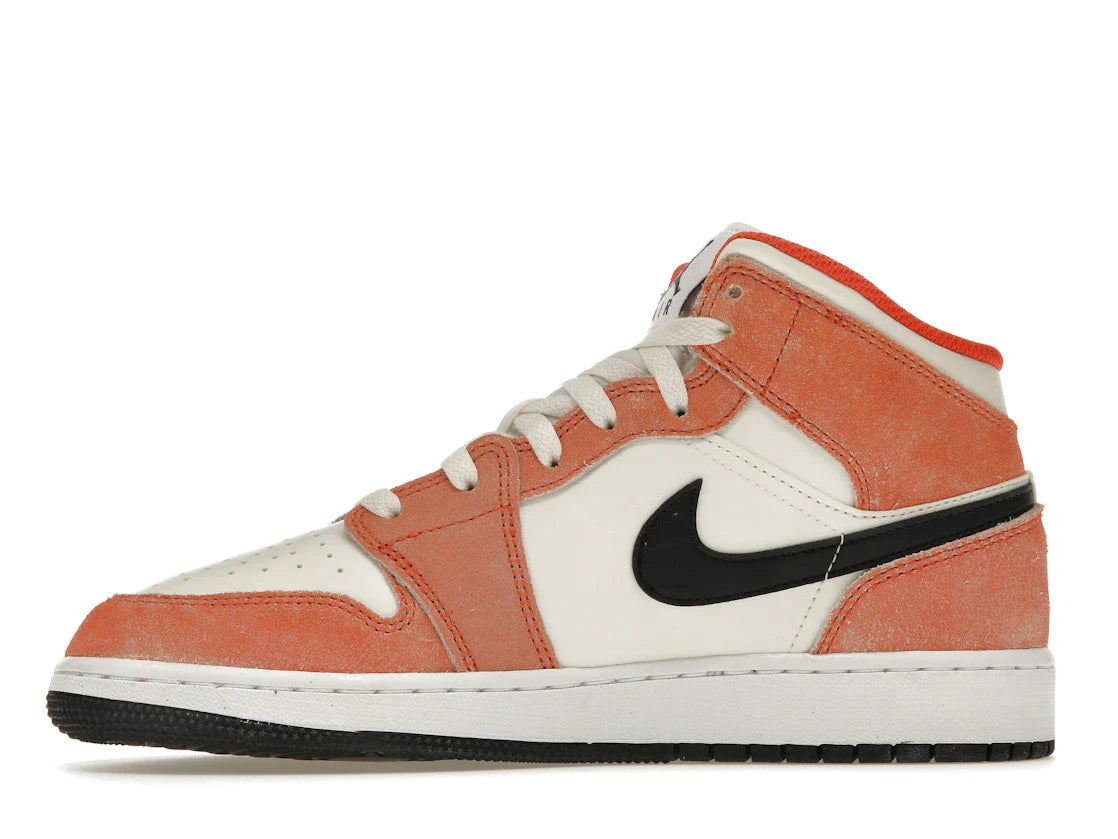 Nike Air Jordan 1 Mid 'Orange Suede'