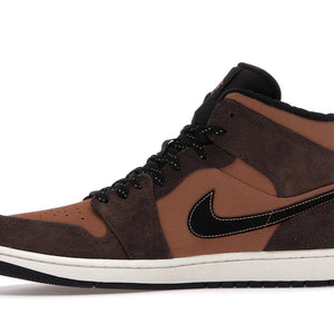 Nike Air Jordan 1 Mid 'Dark Chocolate/Earth'