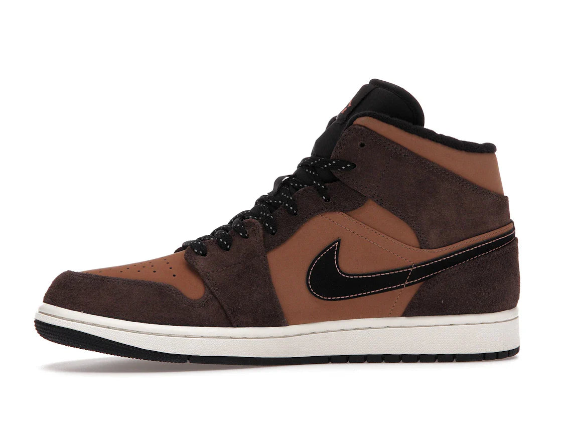 Nike Air Jordan 1 Mid 'Dark Chocolate/Earth'