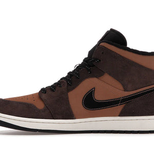 Nike Air Jordan 1 Mid 'Dark Chocolate/Earth'