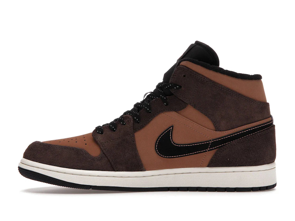 Nike Air Jordan 1 Mid 'Dark Chocolate/Earth'
