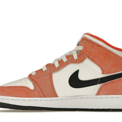 Nike Air Jordan 1 Mid 'Orange Suede'