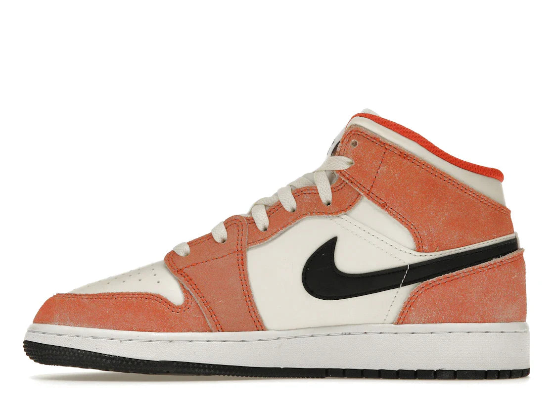 Nike Air Jordan 1 Mid 'Orange Suede'