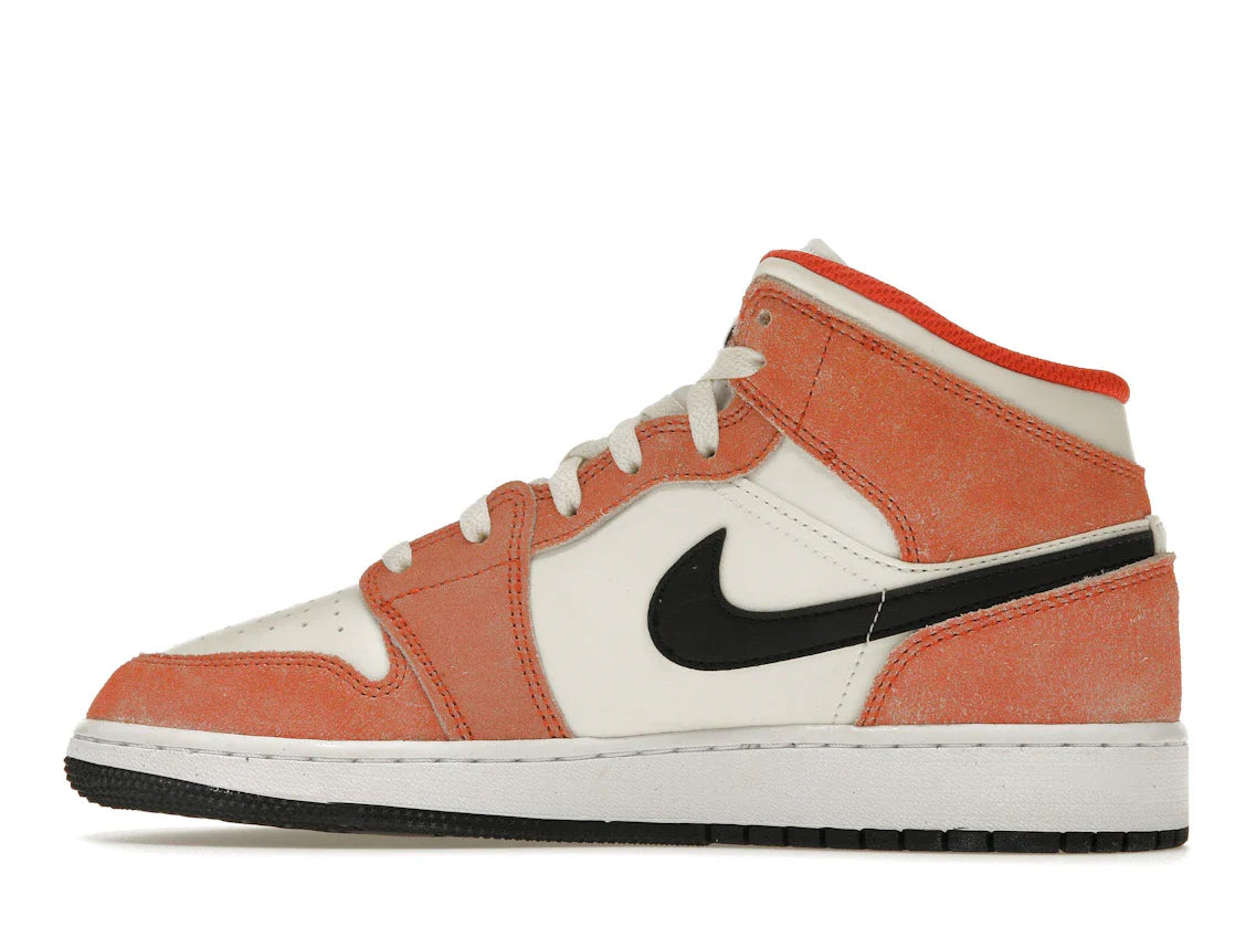 Nike Air Jordan 1 Mid 'Orange Suede'