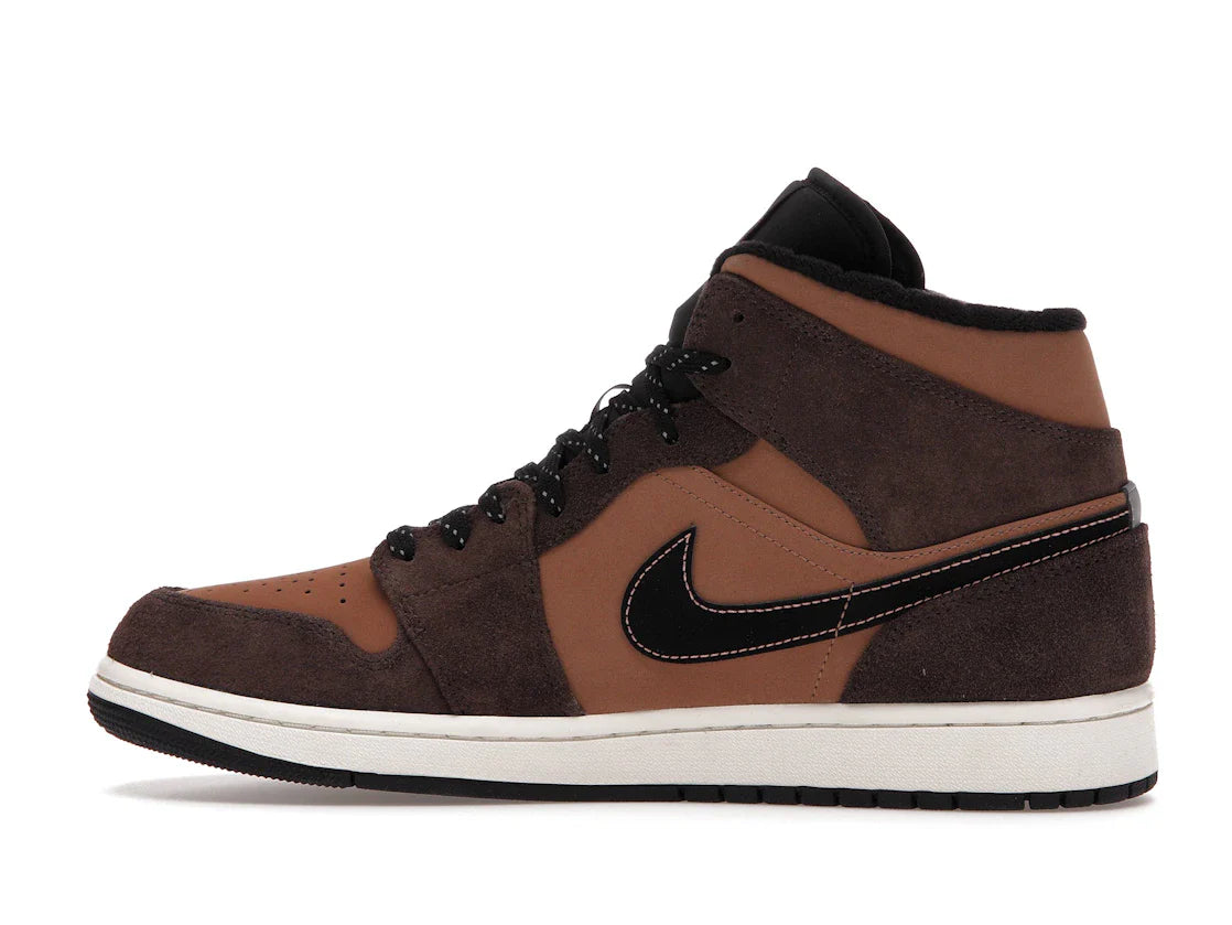 Nike Air Jordan 1 Mid 'Dark Chocolate/Earth'
