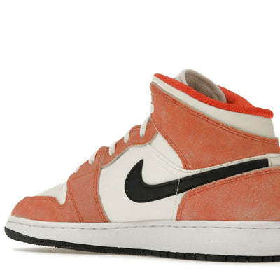 Nike Air Jordan 1 Mid 'Orange Suede'