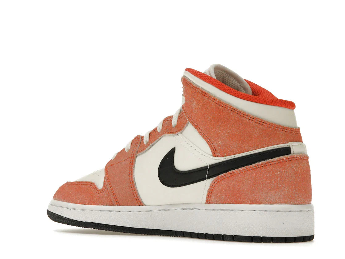 Nike Air Jordan 1 Mid 'Orange Suede'