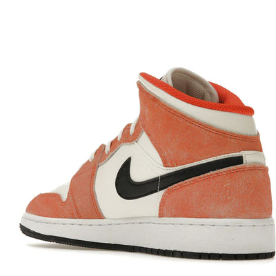 Nike Air Jordan 1 Mid 'Orange Suede'