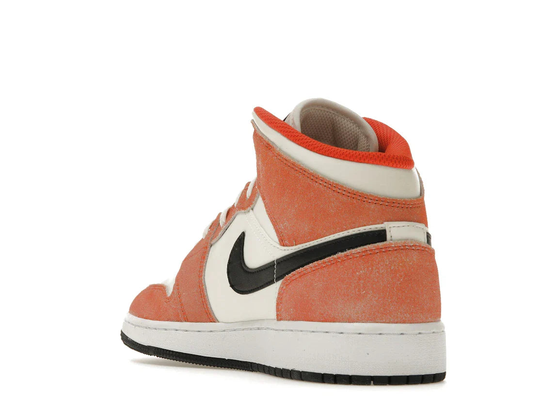 Nike Air Jordan 1 Mid 'Orange Suede'