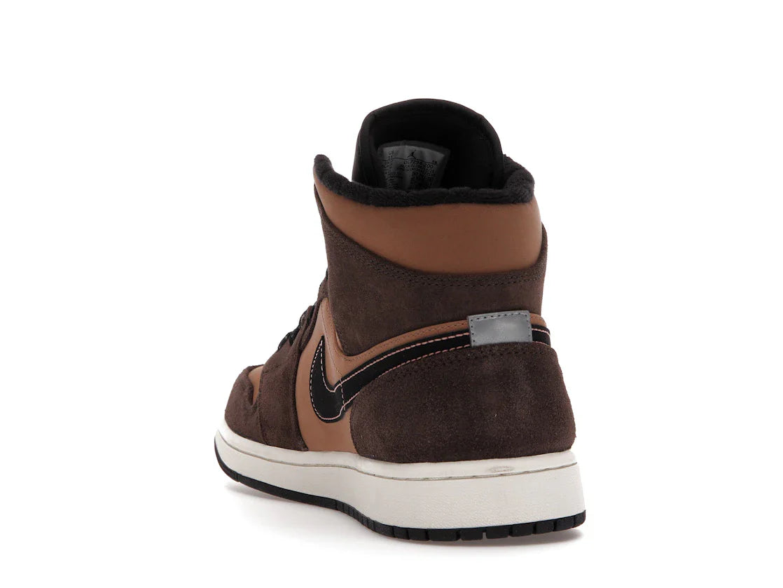 Nike Air Jordan 1 Mid 'Dark Chocolate/Earth'