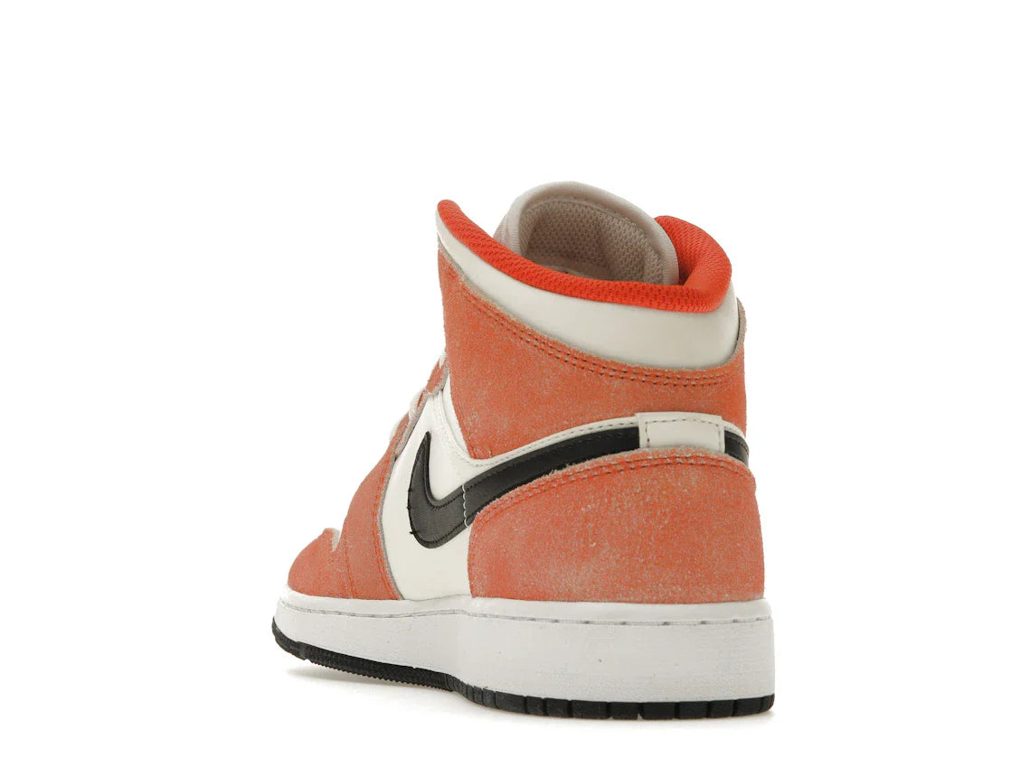 Nike Air Jordan 1 Mid 'Orange Suede'