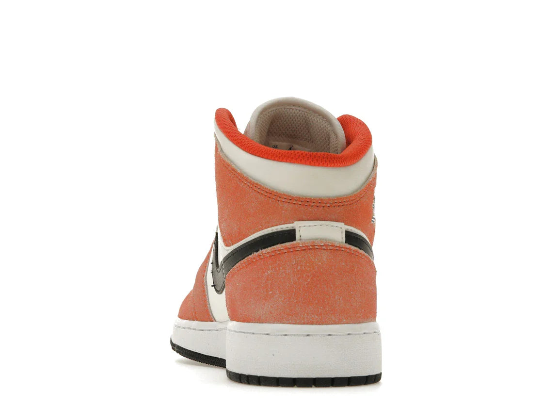Nike Air Jordan 1 Mid 'Orange Suede'