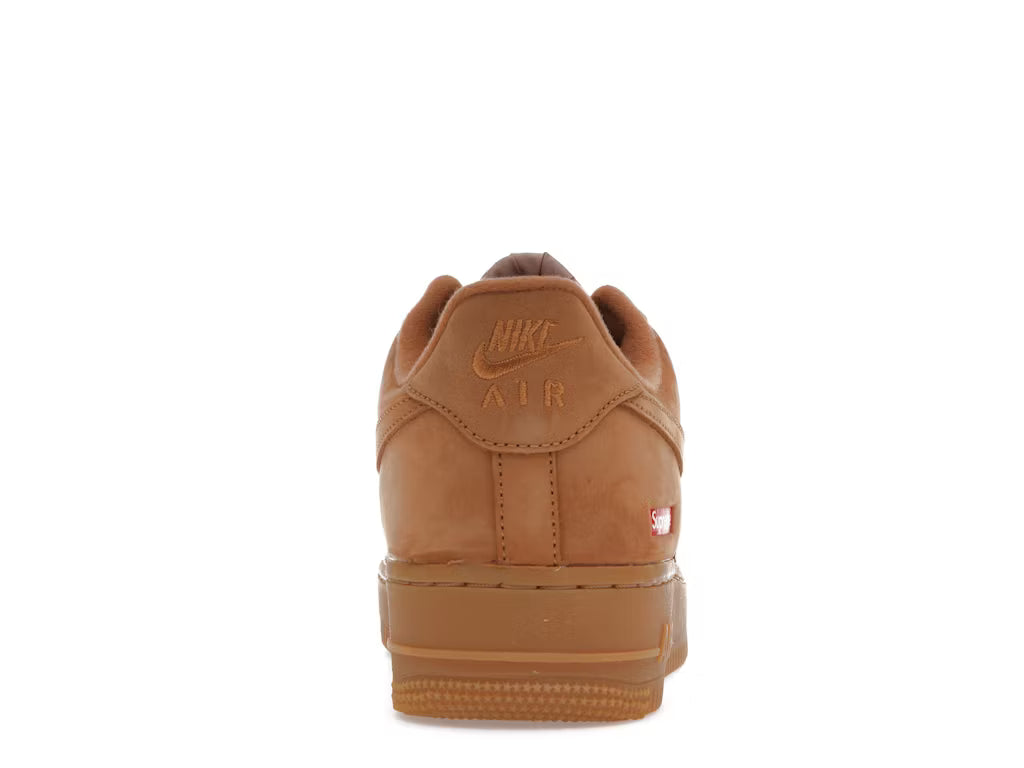 Nike Air Force 1 Low Supreme Box Logo Wheat Flax