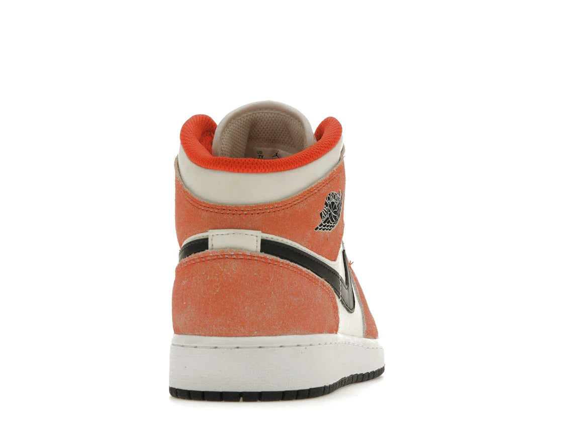 Nike Air Jordan 1 Mid 'Orange Suede'