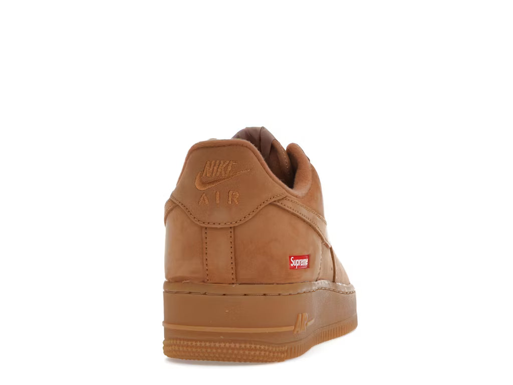 Nike Air Force 1 Low Supreme Box Logo Wheat Flax