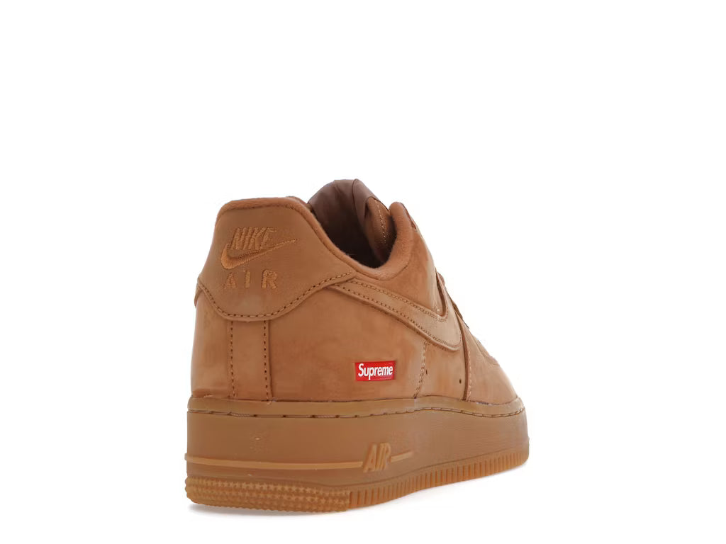 Nike Air Force 1 Low Supreme Box Logo Wheat Flax