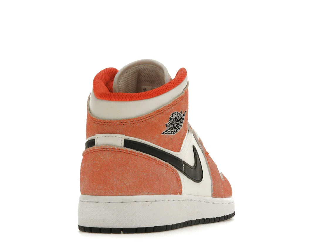 Nike Air Jordan 1 Mid 'Orange Suede'
