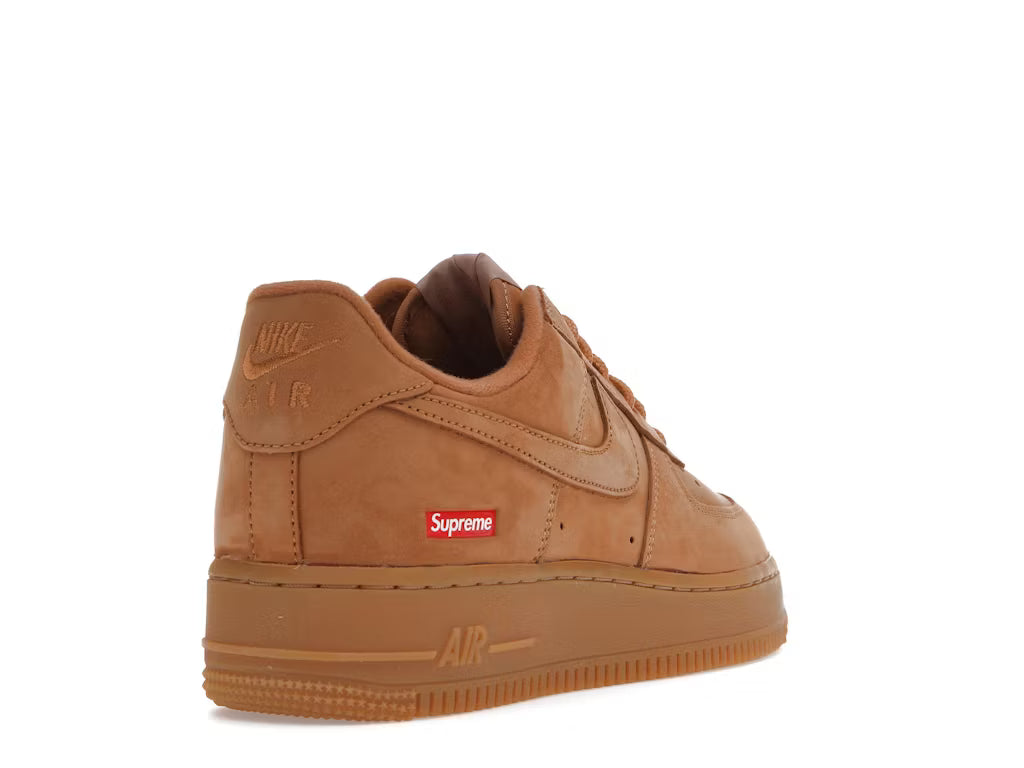 Nike Air Force 1 Low Supreme Box Logo Wheat Flax