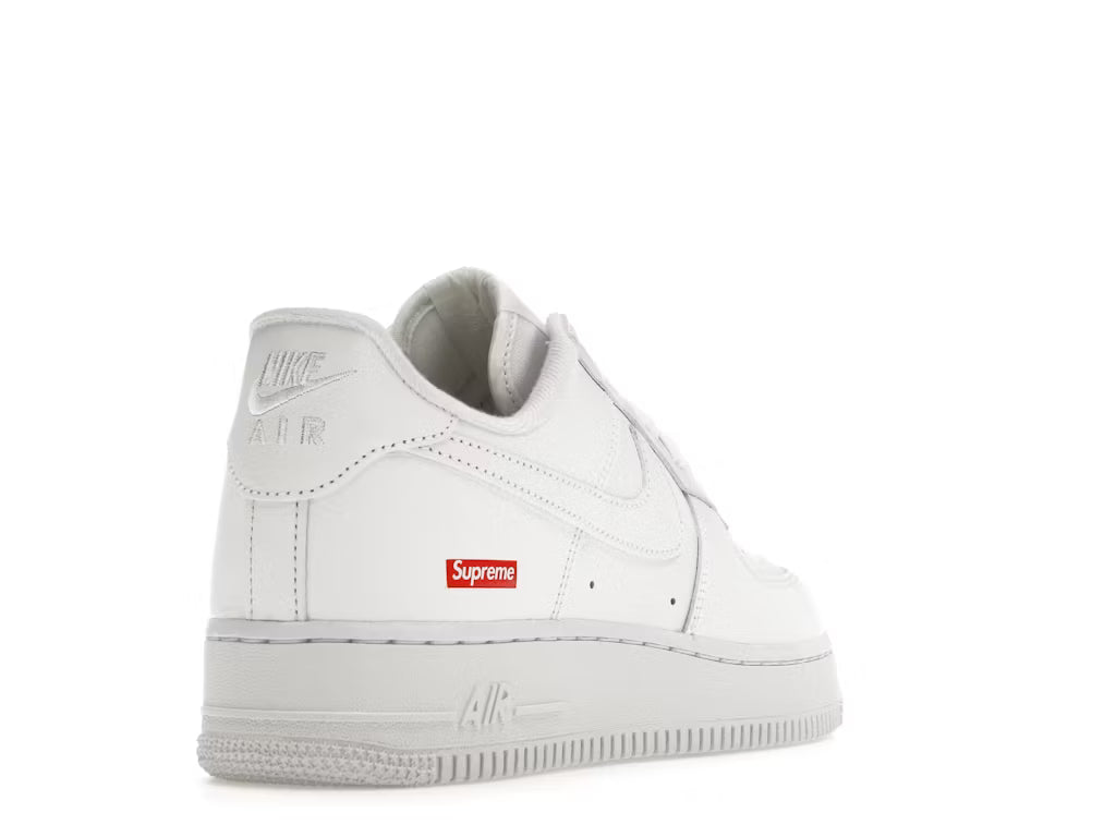 Nike Air Force 1 Low Supreme Box Logo White