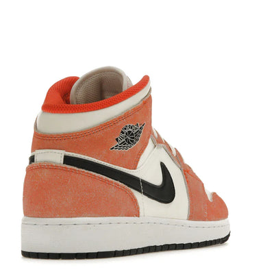Nike Air Jordan 1 Mid 'Orange Suede'