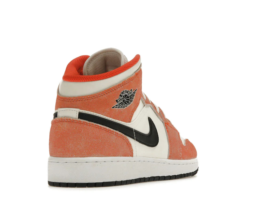 Nike Air Jordan 1 Mid 'Orange Suede'