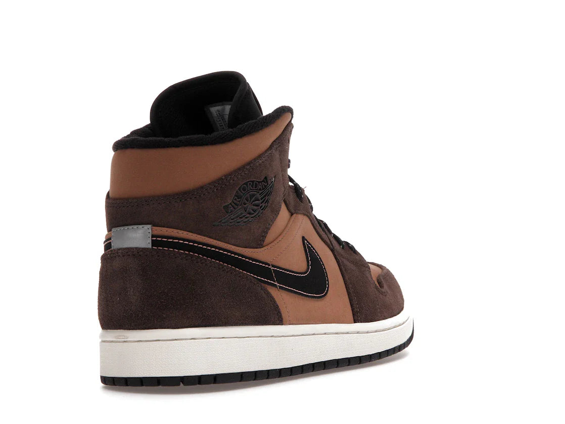 Nike Air Jordan 1 Mid 'Dark Chocolate/Earth'