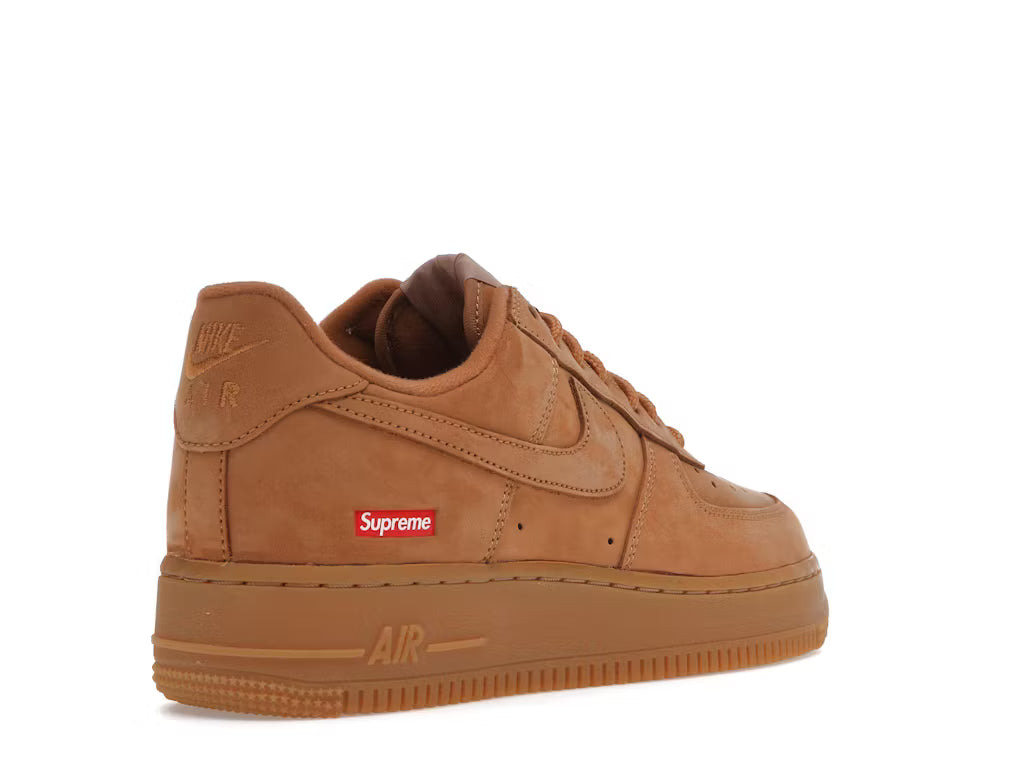 Nike Air Force 1 Low Supreme Box Logo Wheat Flax