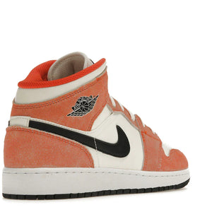 Nike Air Jordan 1 Mid 'Orange Suede'