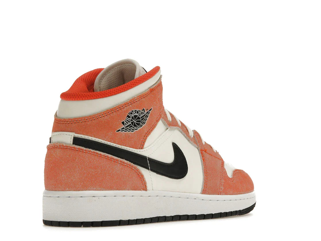 Nike Air Jordan 1 Mid 'Orange Suede'