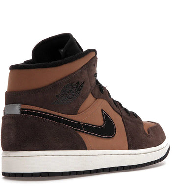 Nike Air Jordan 1 Mid 'Dark Chocolate/Earth'