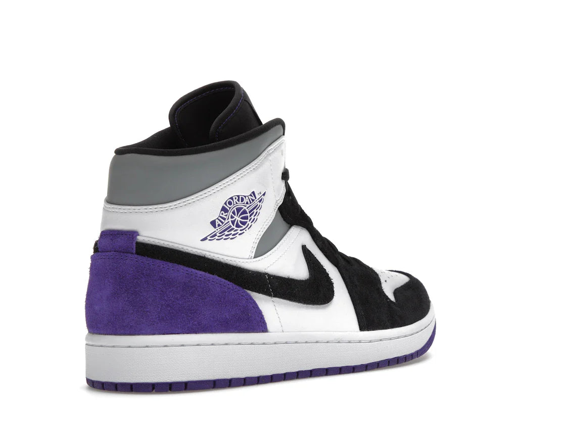 Nike Air Jordan 1 Mid 'Varsity Purple'
