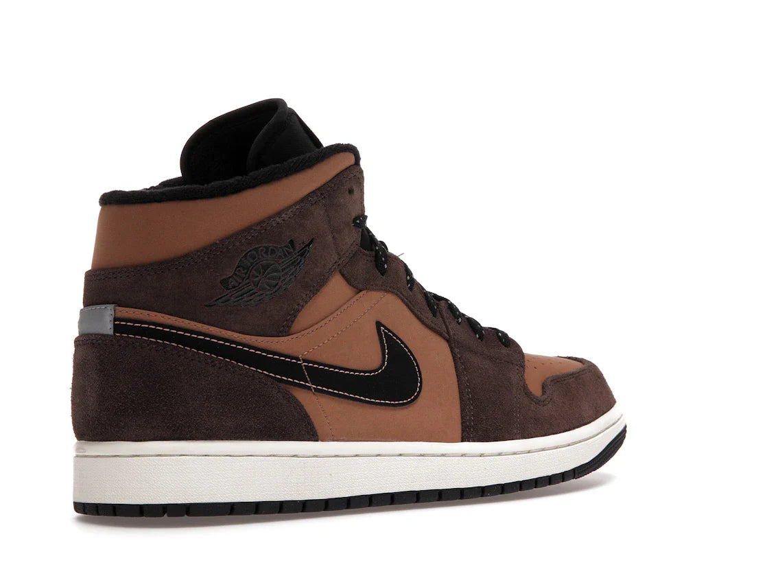 Nike Air Jordan 1 Mid 'Dark Chocolate/Earth'