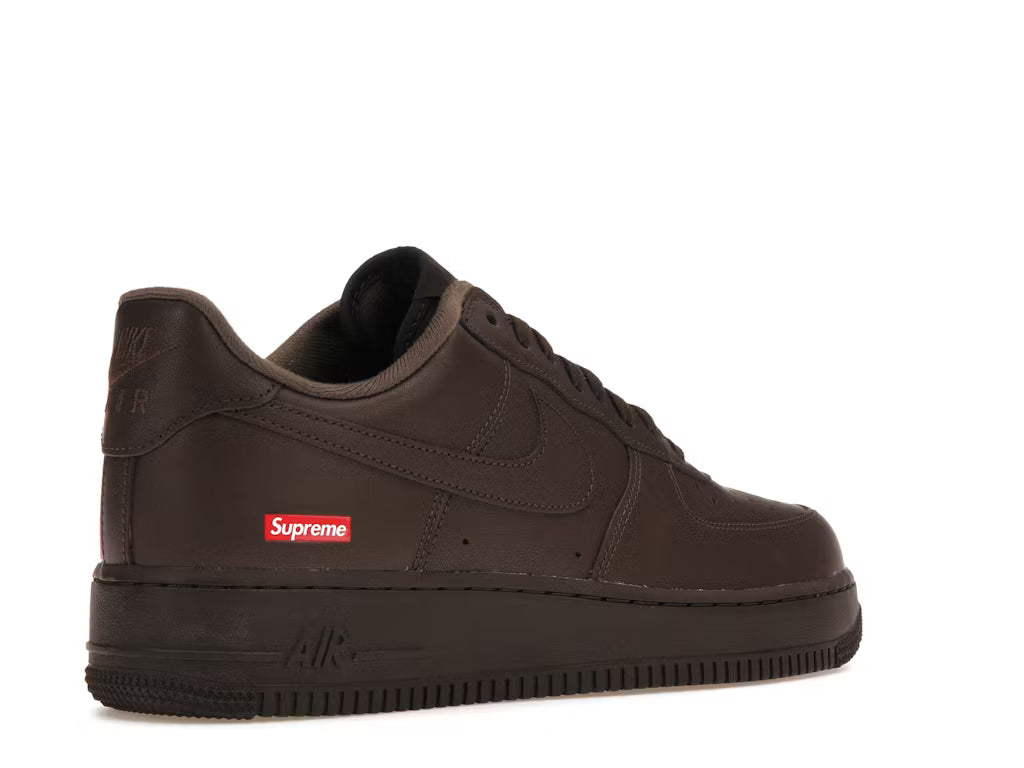 Nike Air Force 1 Low Supreme Box Logo Baroque Brown