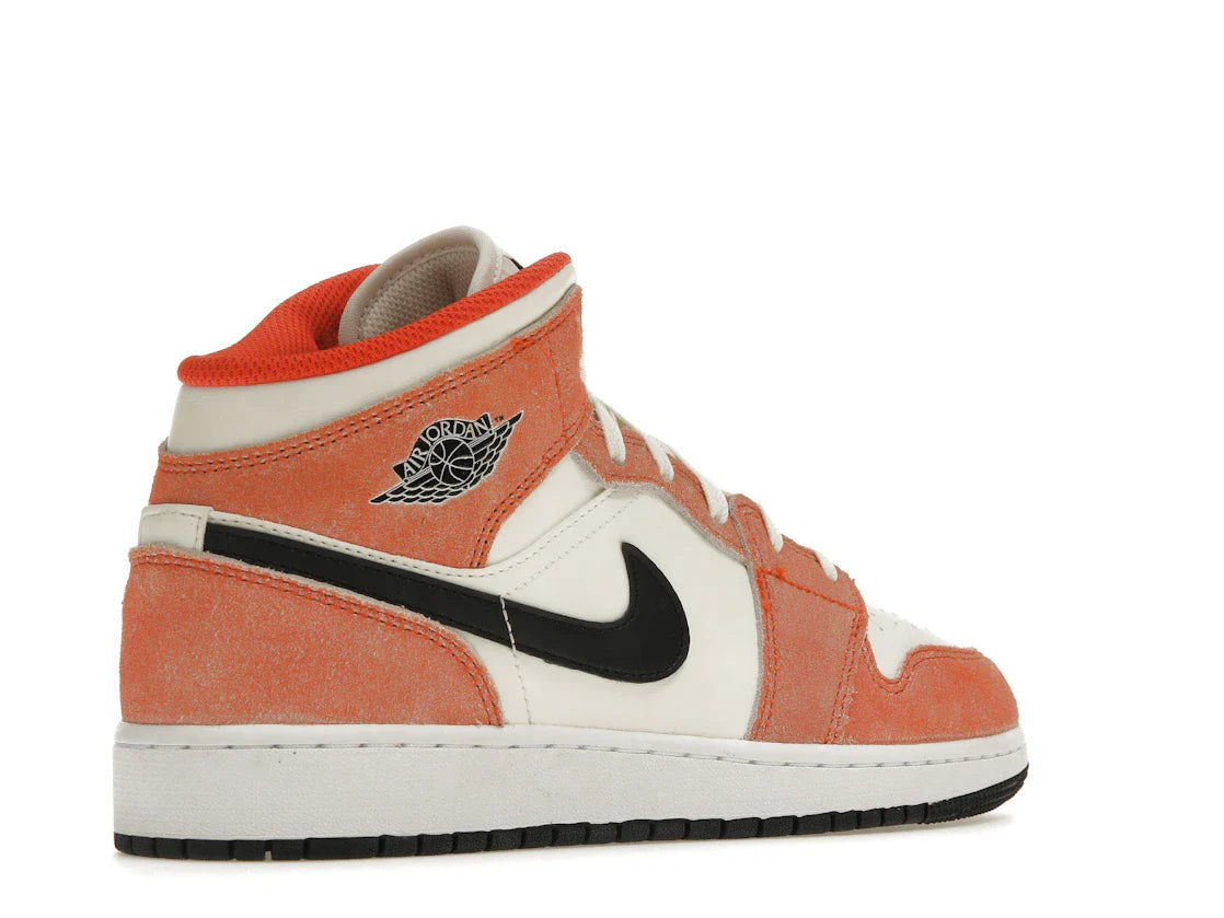 Nike Air Jordan 1 Mid 'Orange Suede'