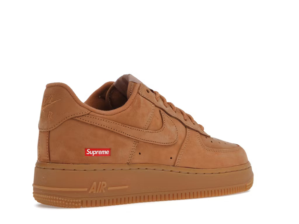 Nike Air Force 1 Low Supreme Box Logo Wheat Flax
