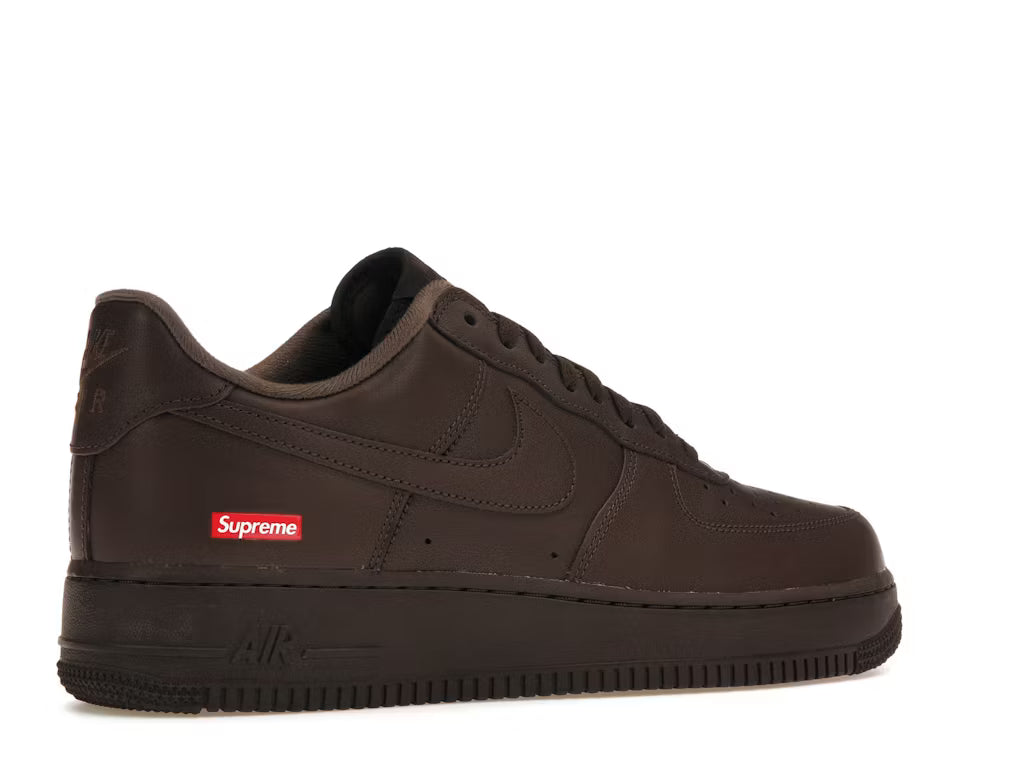 Nike Air Force 1 Low Supreme Box Logo Baroque Brown