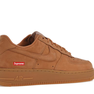 Nike Air Force 1 Low Supreme Box Logo Wheat Flax
