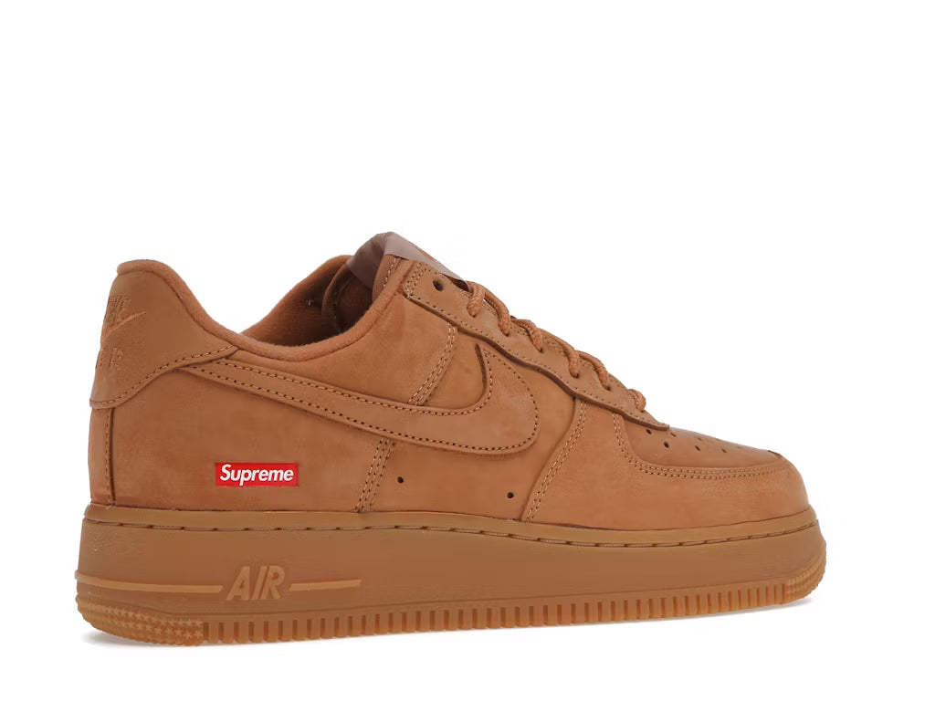 Nike Air Force 1 Low Supreme Box Logo Wheat Flax