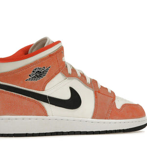 Nike Air Jordan 1 Mid 'Orange Suede'