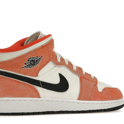 Nike Air Jordan 1 Mid 'Orange Suede'