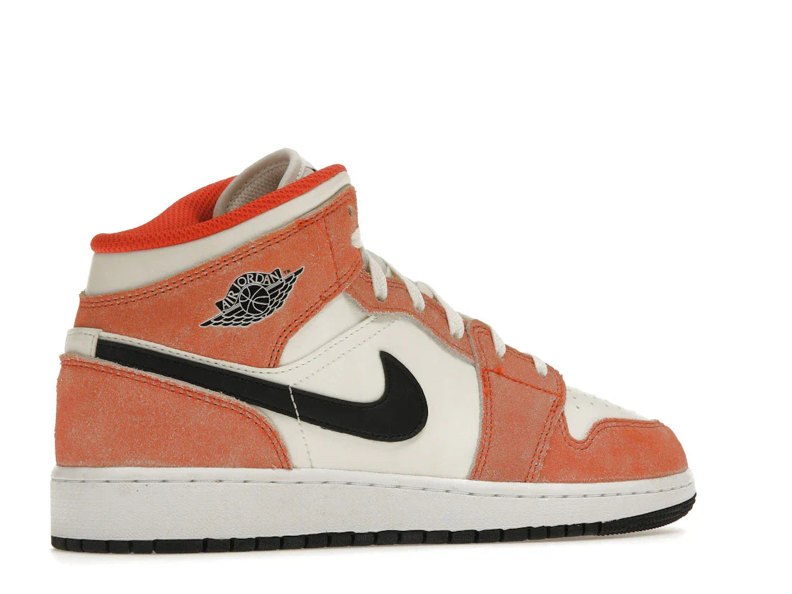 Nike Air Jordan 1 Mid 'Orange Suede'